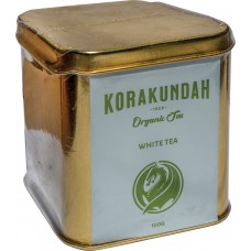 Korakundah Organic White Tea in Brass Tin  100g - New Pack